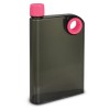 Black Pink Flat Bottles